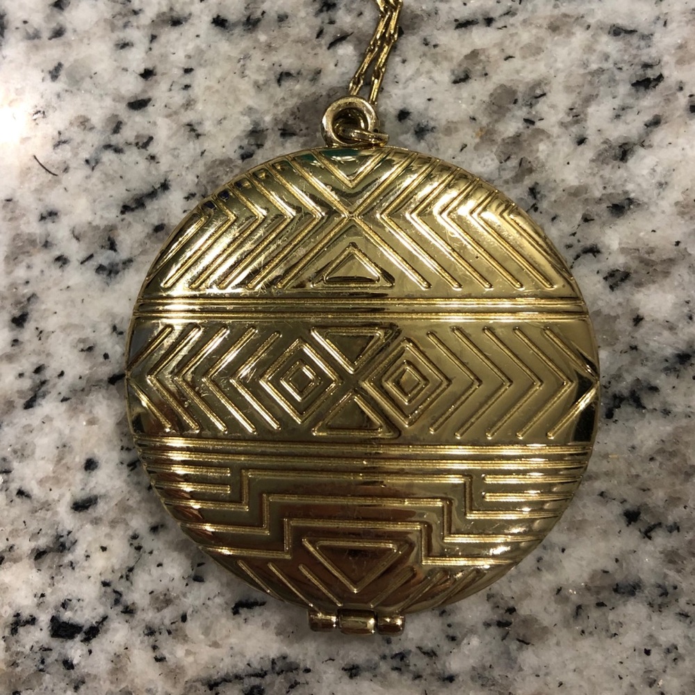 House of Harlow gold locket